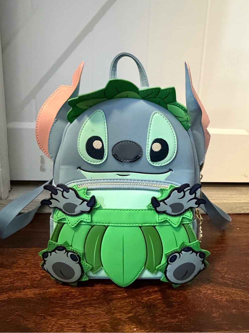 Loungefly Disney Lilo and Stitch Luau Stitch Mini Cosplay Backpack